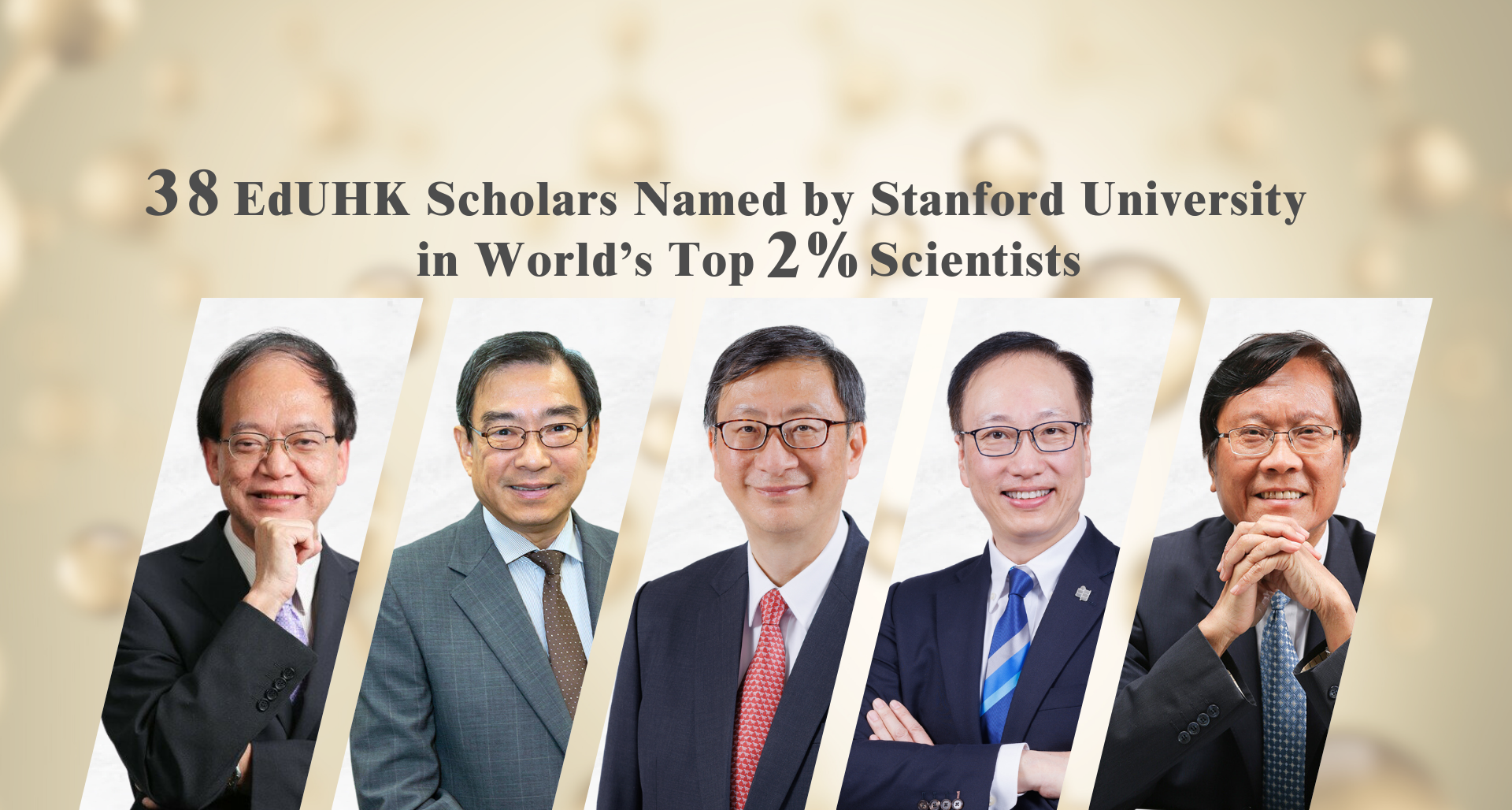 38 EdUHK Scholars Named World’s Top 2% Scientists by Stanford University